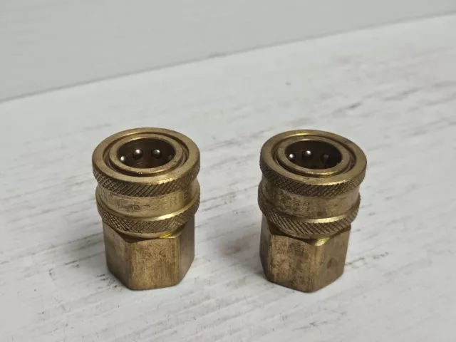 New Lot Of 2 Dixon Brass Female E Series Quick Connect Fitting 1/2"Npt