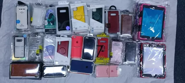 Car Boot Sale/Job Lot Bulk 150+ Phone Brand Cases for iPad iPhone Samsung Galaxy