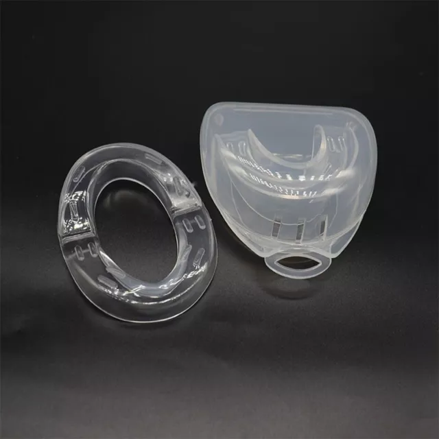 Protector dental transparente para ronquidos de doble capa para detener los ronquidos