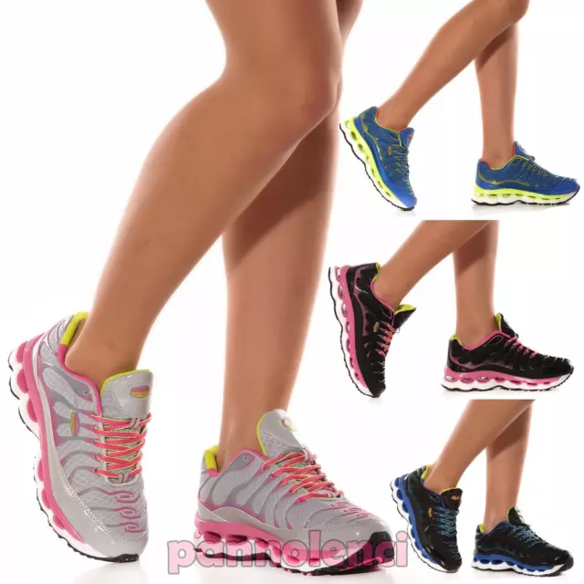 Scarpe donna sneakers da ginnastica fitness sport palestra sportive nuove 7127