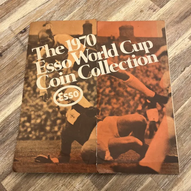 The 1970 Esso World Cup Coin Collection Card Complete