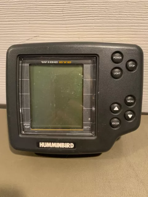 HUMMINBIRD WIDE PORTABLE One Hundred Depth Fish Finder 455 Sensor