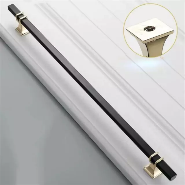 American Modern Simple style Drawer Pull Black&Gold cabinet handle Wardrobe Pull 2