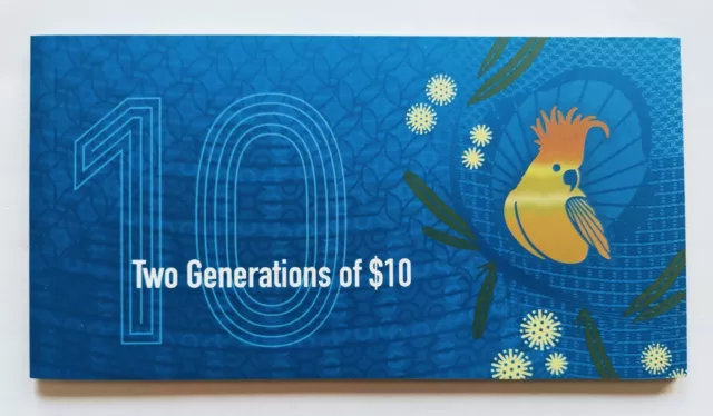 2017 Two Generations Of $10 Banknotes Unc Pair Folder - Cc170631928 + Ad15677471