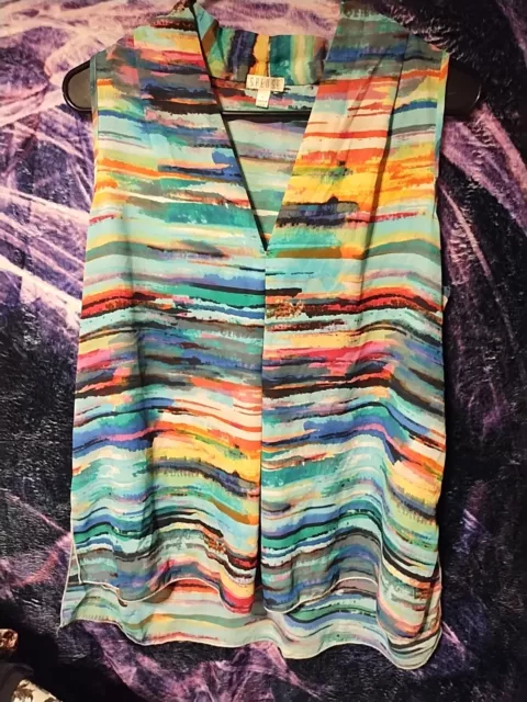 Spence Multicoloured Print Top Size Large