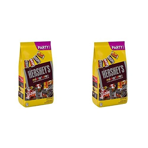 Miniatures Assorted Chocolate Candy, Holiday, 35.9 oz Bulk Party Bag (Pack of
