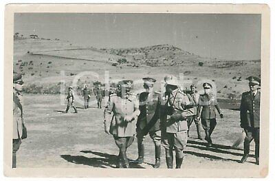 1939 AOI SOMALIA (?) Gen. Attilio TERUZZI in visita - Fotografia 17x11 cm