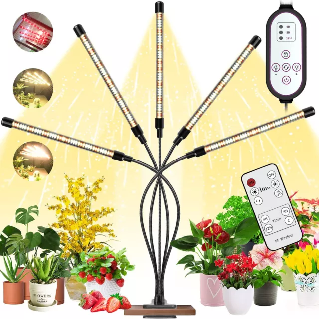 Vollspektrum LED Pflanzenlampe Grow Zimmerpflanze Gemüse Dimmbar Wachstumslampe