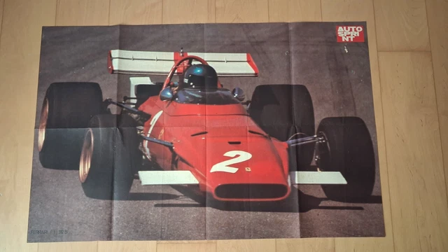 Maxi Poster Autosprint – Alessandro Nannini – Recto/Verso – 80x53 Cm – 2012 – Benetton F1