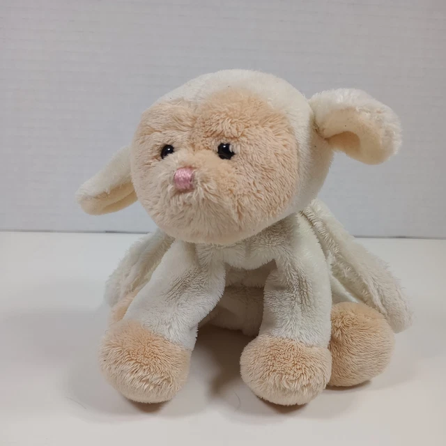 Gund Lamb Sheep Babs Purse Plush Stuffed Animal Handles Zippered 30054