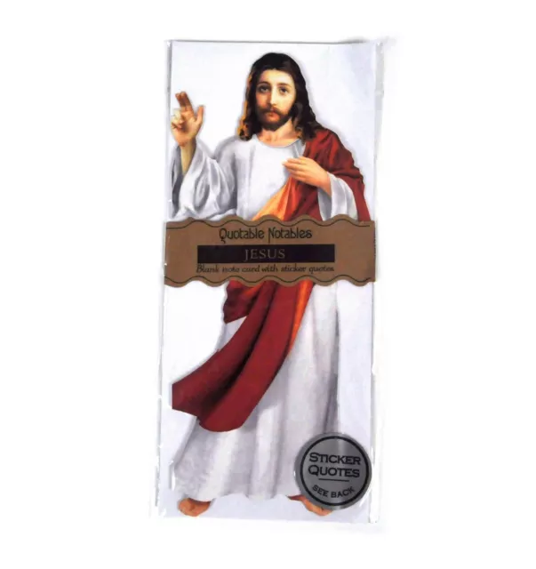 Jesus Christ Quotable Notable – Cut Out Greeting Card Figure w/Quote Stickers
