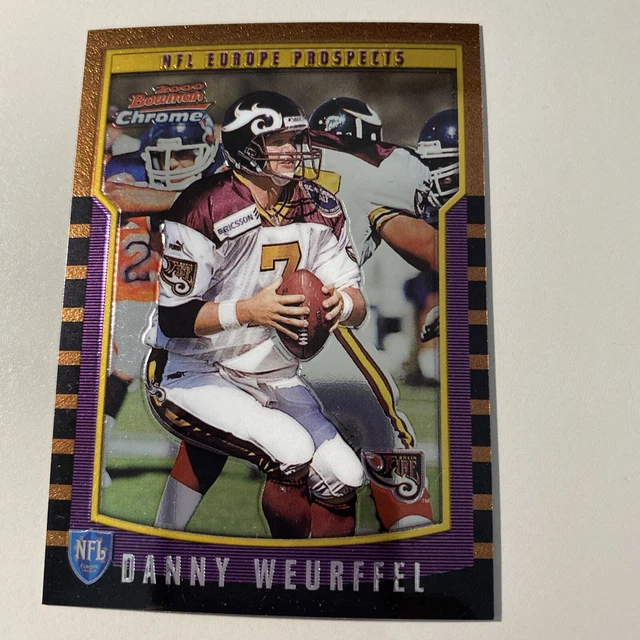 2000 Bowman Chrome Danny Weurffel #146 NFL Europe Prospects Rhein Fire