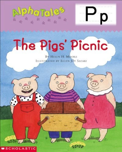 ALPHATALES (LETTER P: THE PIGS PICNIC): A SERIES OF 26 By Helen H. Moore **NEW**