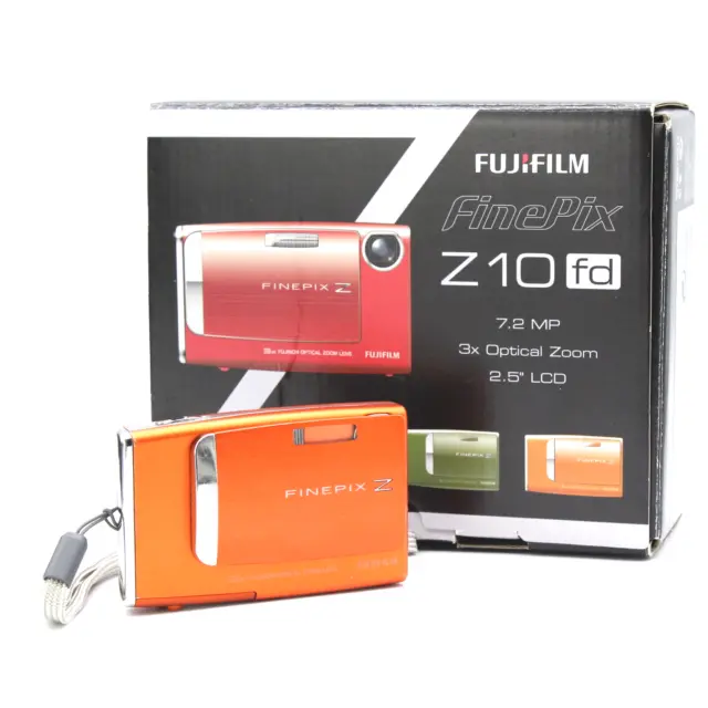 Fujifilm FinePix Z10fd 7.2Mp 3x Zoom Digital Camera Y2K N°7U200469 - Bon état !