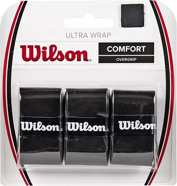 2x Wilson Ultra Wrap Tennis Racket Over Grip,