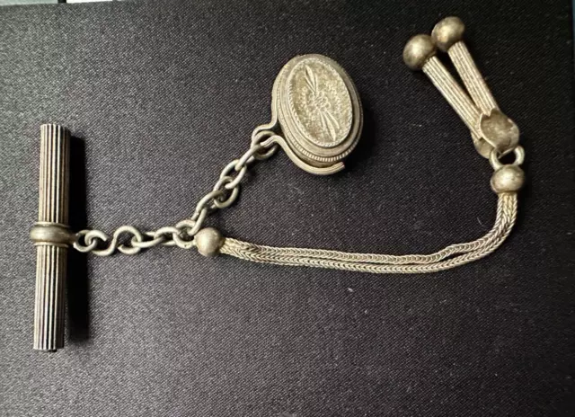 Antique Französisch Sterlingsilber 925 Chatelaine Beschauzeichen, Bleistift, Uvm