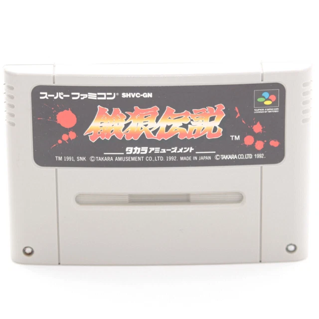 Fatal Fury 1 Garou Densetsu SFC SNES Tested&Working Nintendo Super Famicom Japan