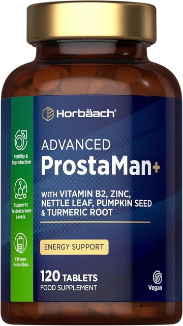 PROSTATE SUPPLEMENT X 120 TABLETS capsules Advanced Prostate & Urinary ...