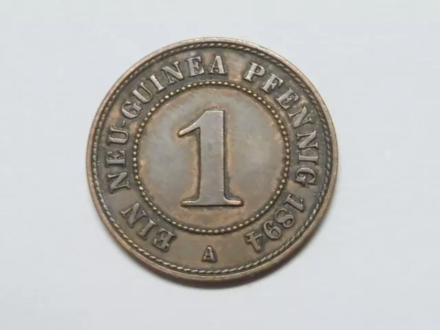NEU-GUINEA 1 Pfennig 1894 A Erhaltung selten  (L12656)