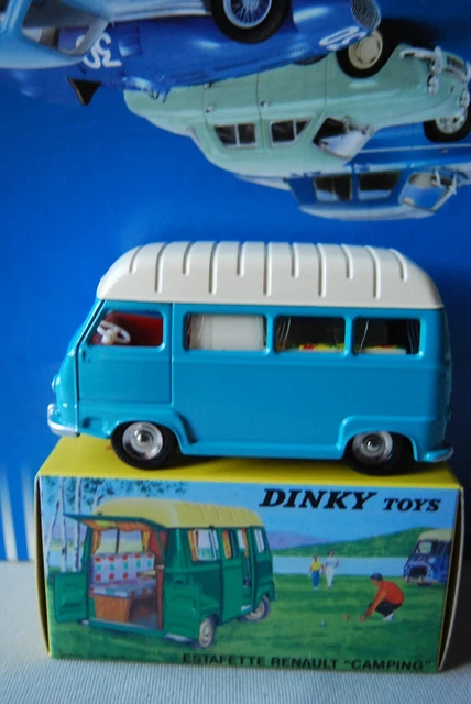 SUPERBE NEUF EN BOITE DINKY TOYS ATLAS No 565 RENAULT ESTAFETTE CAMPING # 1/43