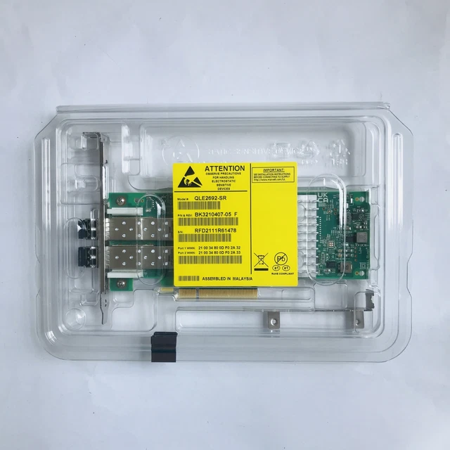 QLE2692-SR ORIGINAL QLOGIC dual port 16 Gbit PCIe 3.0 Host Bus Adapter