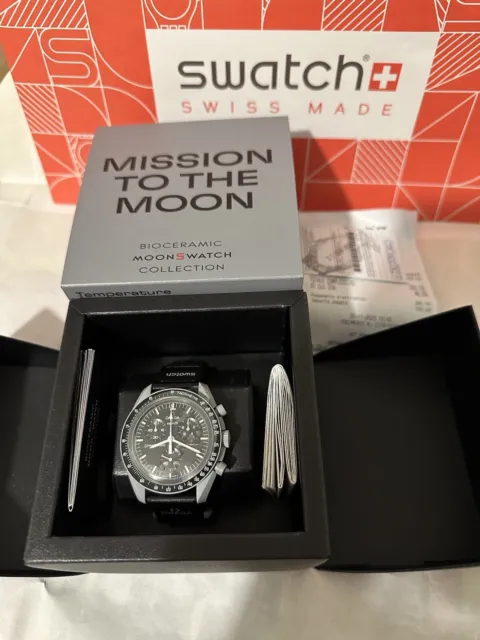 OMEGA X SWATCH MOONSWATCH MISSION TO THE MOON SPEEDMASTER Bioceramic NEW