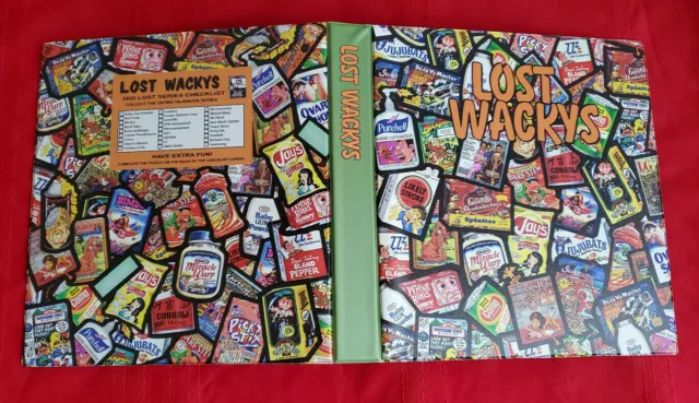 2011 Topps Lost Wacky Packages 3Rd Series Official Binder Brand New