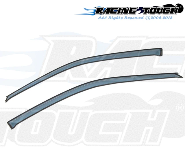 Light Grey Outside Mount Window Visor Rain Guard 2pcs For Acura RSX 2002-2006