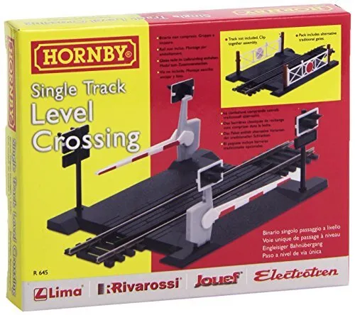 Hornby Single Track Level Crossing