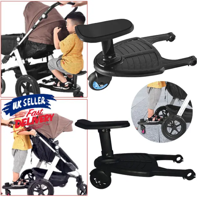 Stroller Step Board Prams Kid Child Jogger Buggy Wheel Skateboard Connector Gift