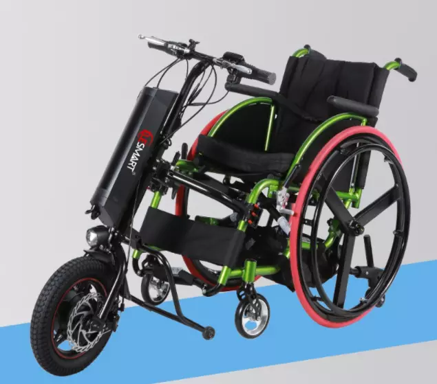 Anklemm-Handbike, elektrischer Antrieb e-bike für Rollstuhl 36V 350W 11.4AH