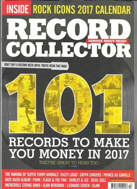 Record Collector330   ROCK ICONS 2017 CALENDAR