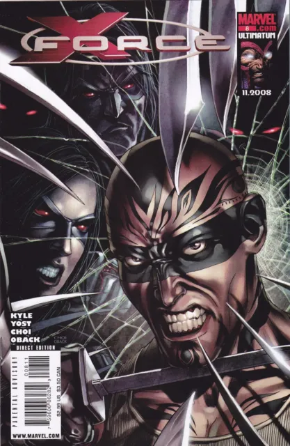 X-Force #8 / 2008 / Kyle / Yost / Choi / Oback / X-Men / Marvel Comics