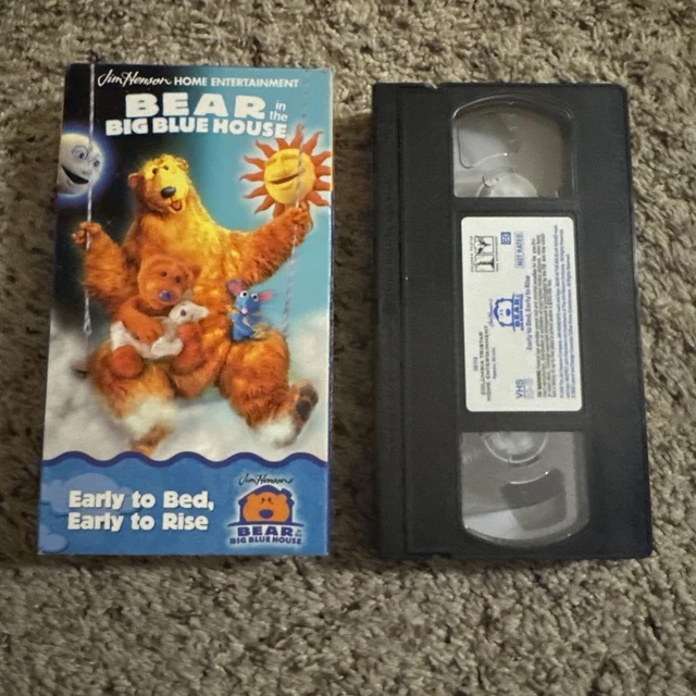 BEAR IN THE Big Blue House Early To Bed Early To Rise VHS £17.12 ...