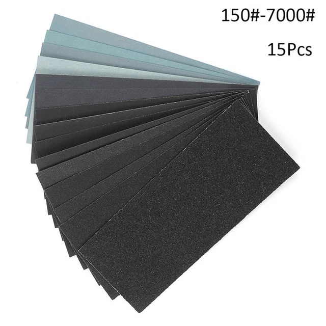 Grano 150-7000 papel de lija madera plástico barnices piedra coche duradero