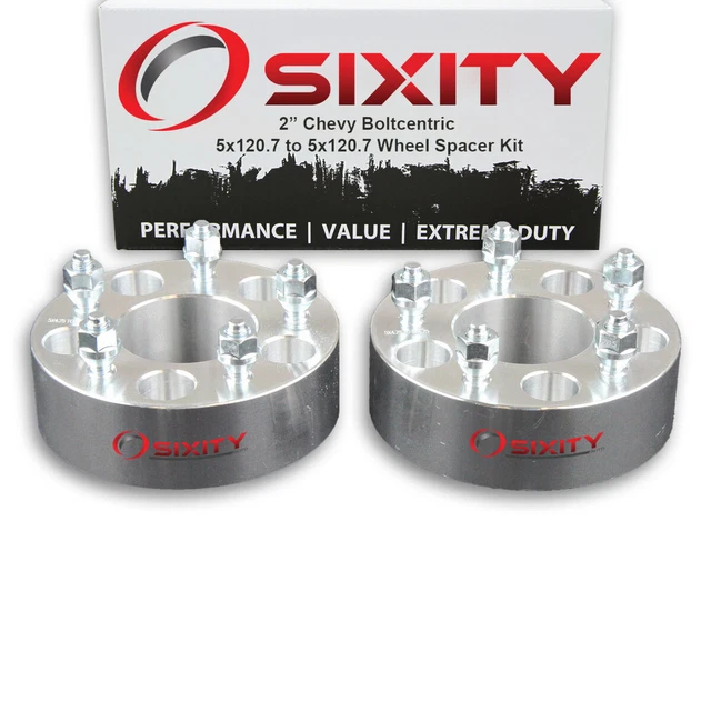 2pc 2" Wheel Spacers for Chevy Camaro Corvette Adapters Lugs Studs 5x120.7 ij