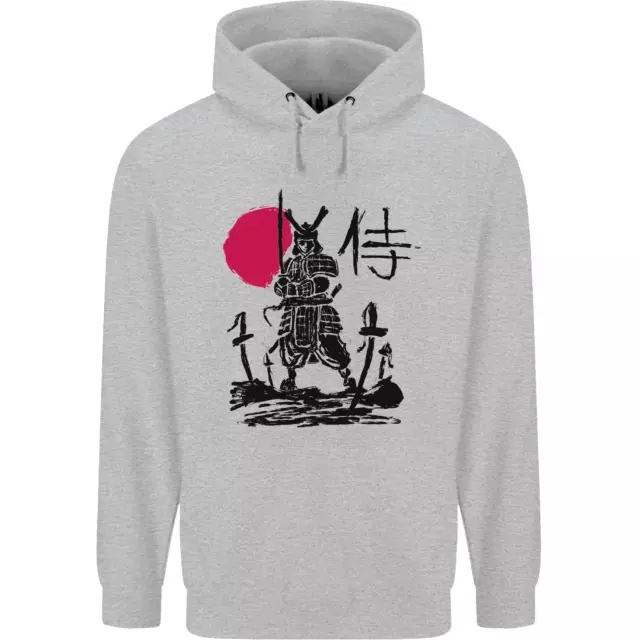 Samurai Battle MMA Kenjutsu Kendo Iaido Mens 80% Cotton Hoodie