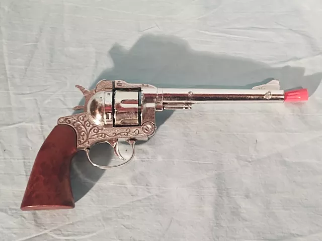 VINTAGE CRESCENT TOYS Super Cowboy Toy Cap Gun England Great Shape $59. ...