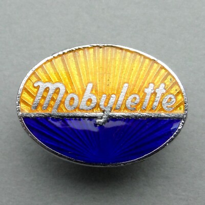 Insigne/broche De Revers Vintage Sunbeam Moto - Émaillé Bleu - H.W. Miller Birmingham - 1.5x3cm