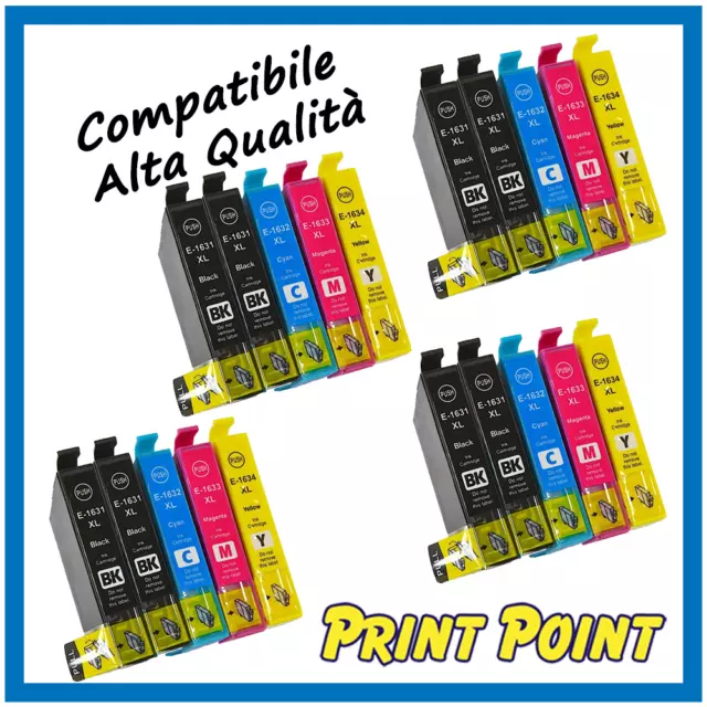 Kit 20 Cartucce Compatibili Per Epson WF2510 WF2630 WF2530 WF2660 WF2520 WF2010W