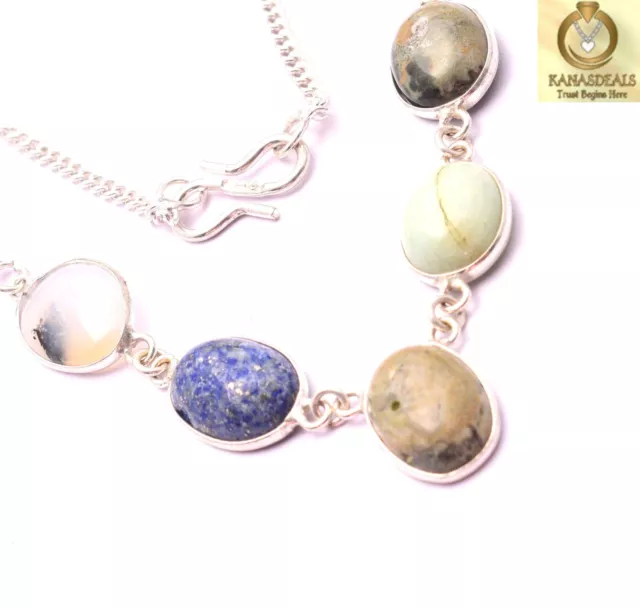Lapis Lazuli Plated Necklace Lovely Jewellery 14 GM Value-Priced @1.99-66325