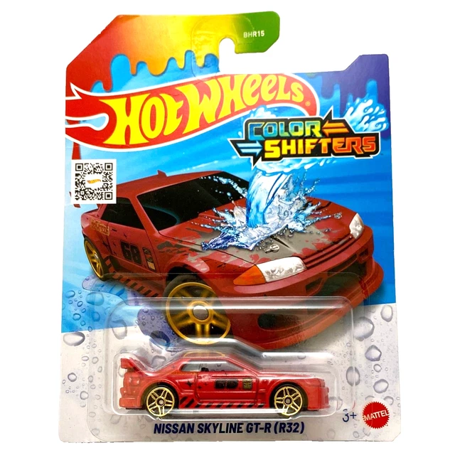 Hot Wheels R32 Change Color HOT WHEELS COLOR Shifters Nissan Skyline GT-R R32 2025 JCM38 1:64 Scale ...