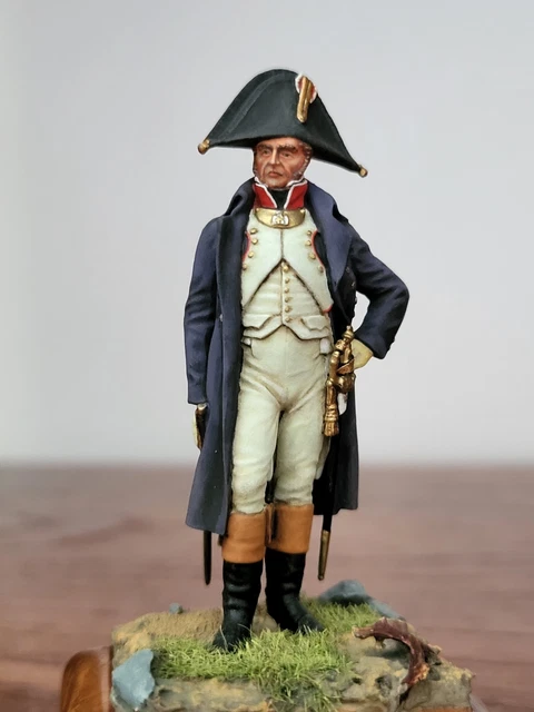 Figurine Plomb Peint Fusilier Chasseur De La Garde 1810 - 54mm - Metal Modeles