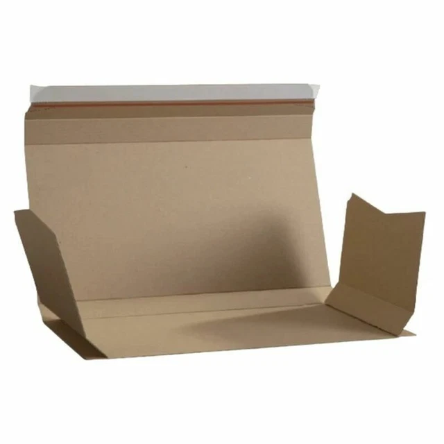 Book Wrap Cardboard Boxes Strong Self Seal Parcel Wrap Postage Packaging Boxes