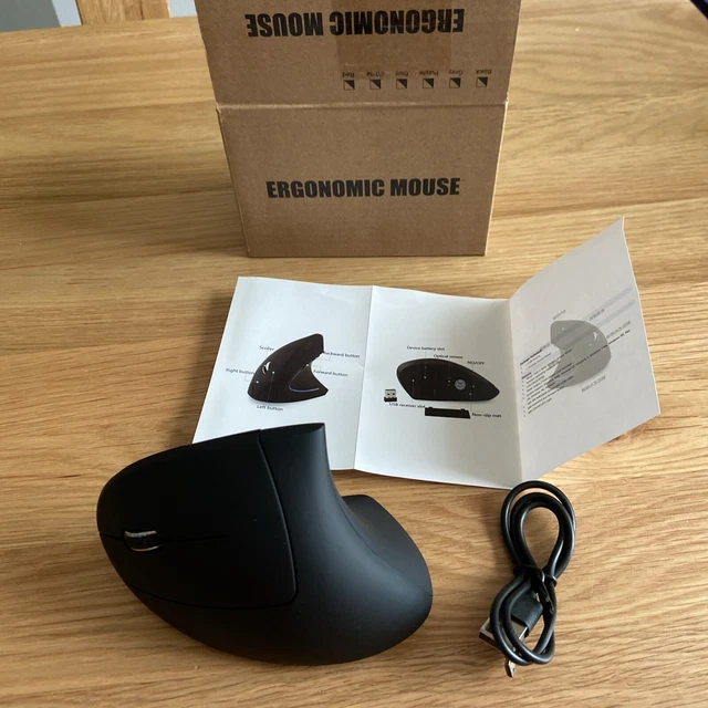 WIRELESS ERGONOMIC LEFT Handed Mouse Star-link £2.50 - PicClick UK