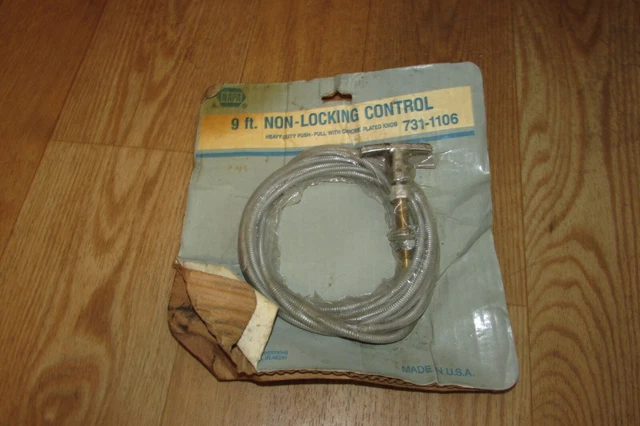 NOS Napa 731-1106 9' Universal Non-Locking Control Cable #1705