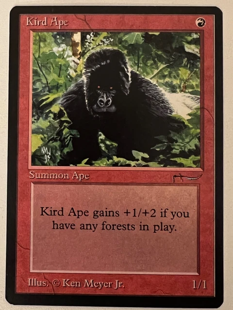 Magic the Gathering MTG Arabian Nights Kird Ape LP  (Beta Bob)