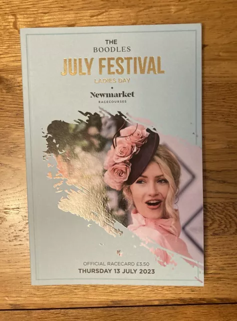 Newmarket July Festival - Thursday 13Th July 2023 Race Card