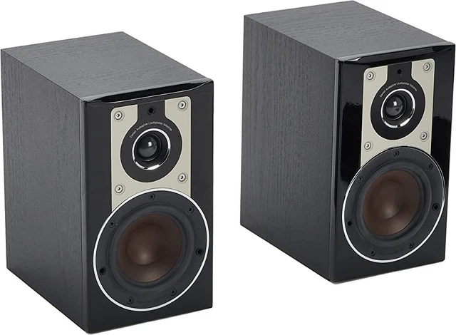DALI Opticon 1 Black Ash Bookshelf Speakers
