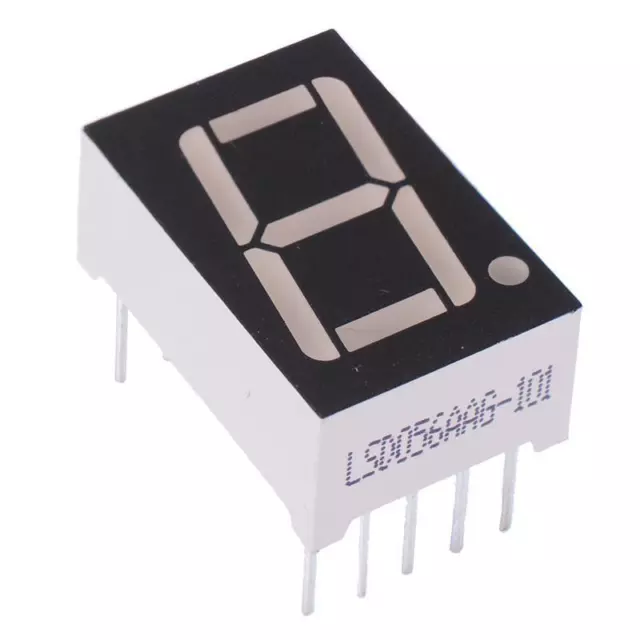 10 X Vert 0.56 " Sept Segment Écran D'Affichage Cathode LED 5.5mcd